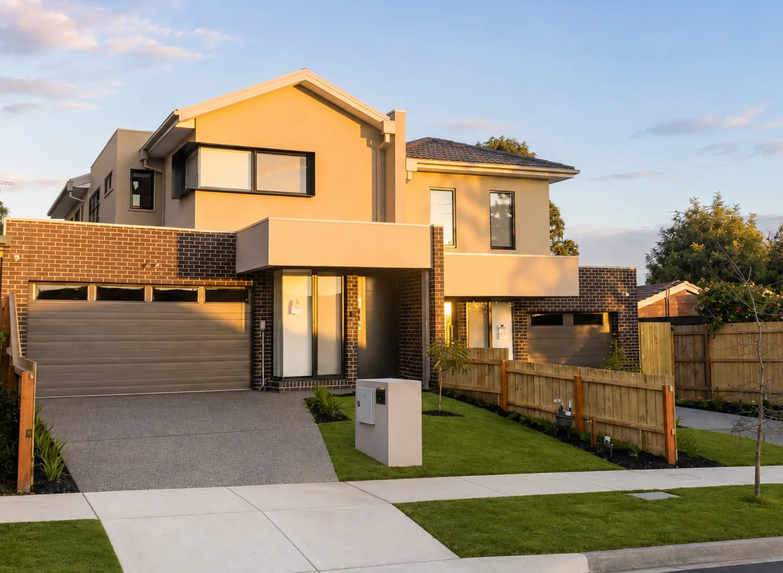 Warm Contemporary Duplex project photo 1