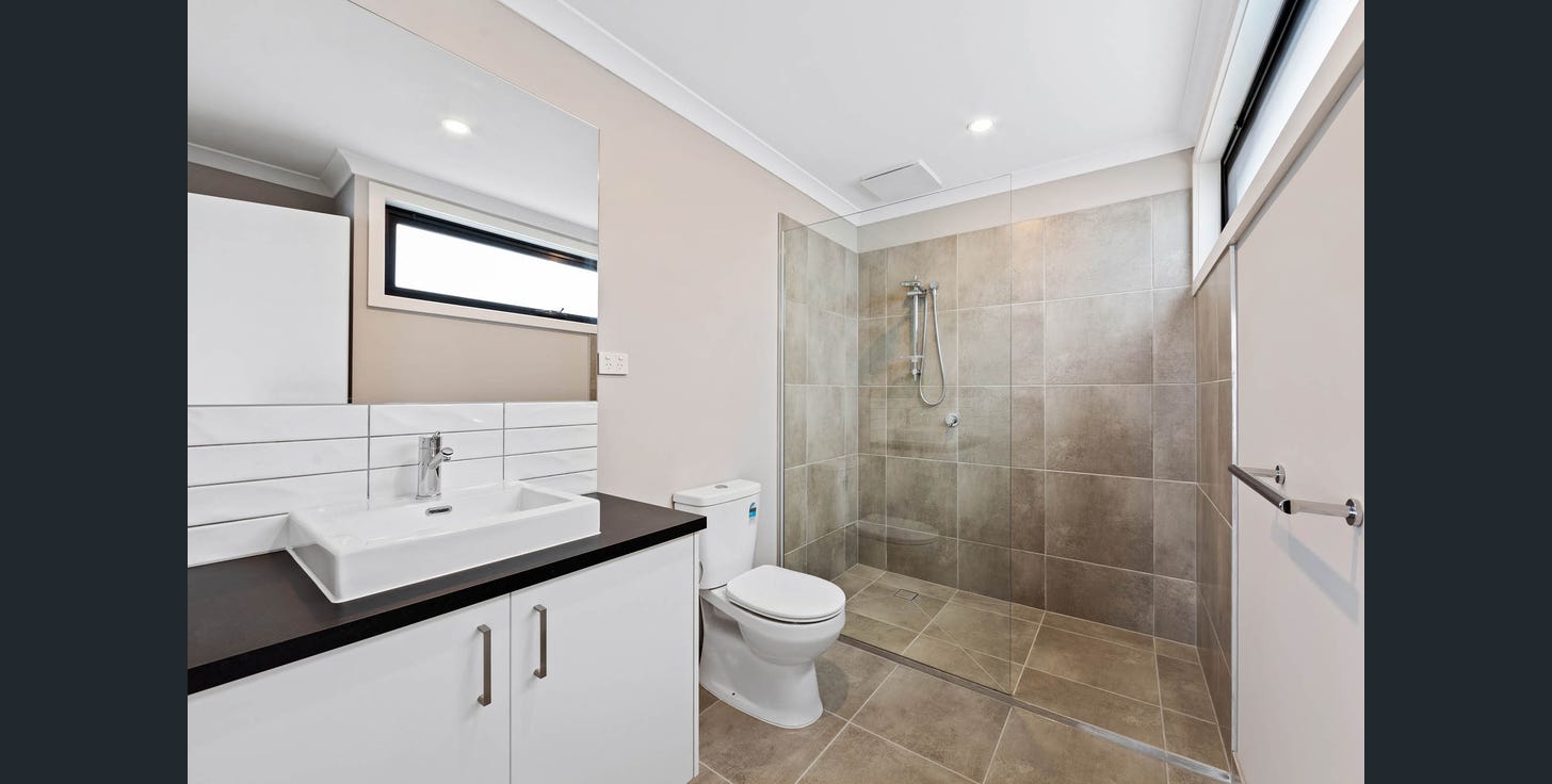 Modern White Charcoal Duplex project photo 6